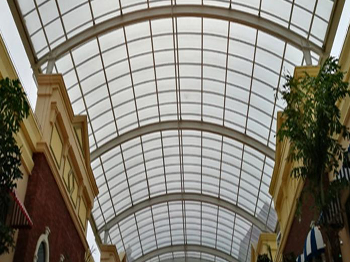 安陆屋面网架顶棚吊装方案